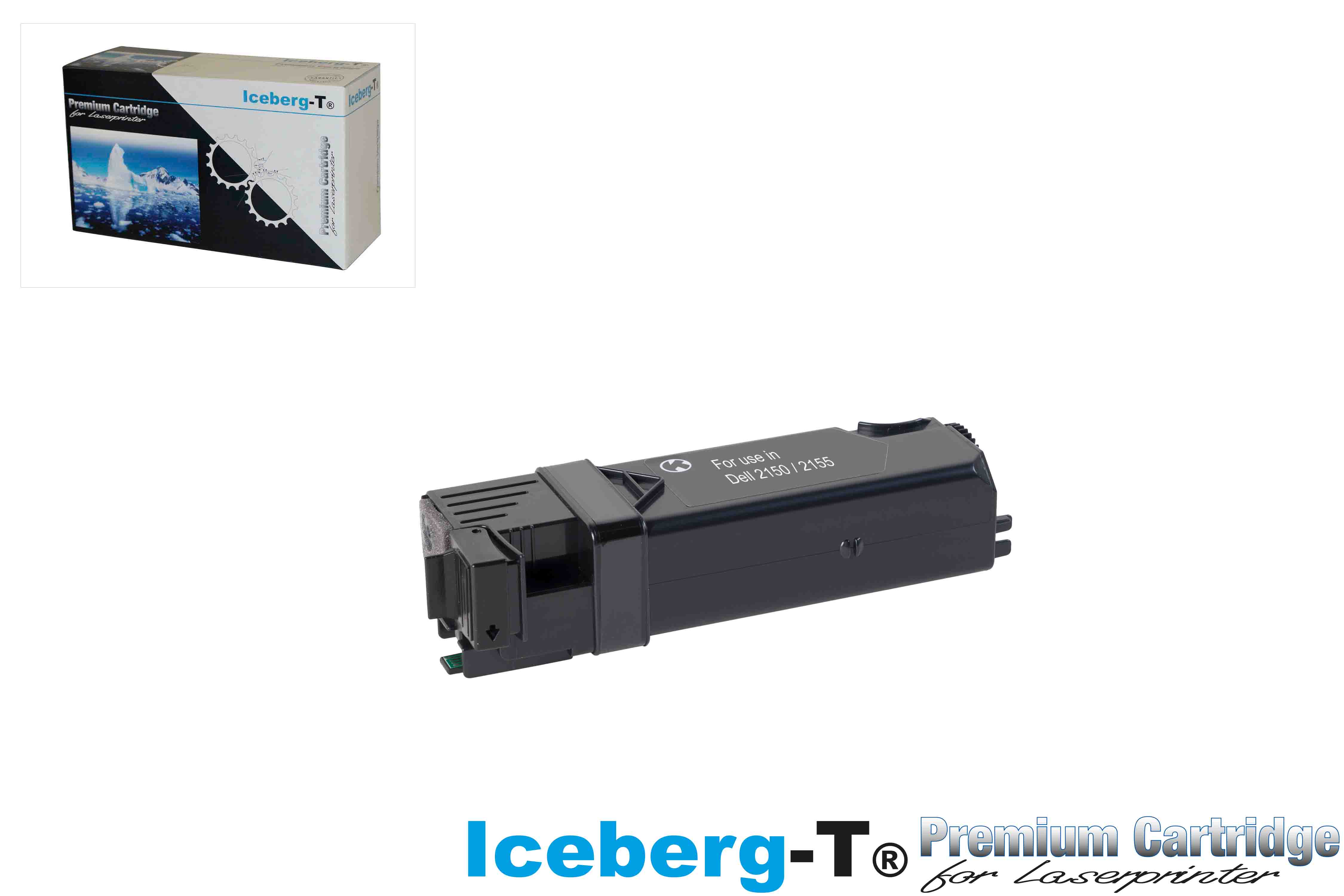 Iceberg-T Toner Dell 2150 3'000 Seiten, black