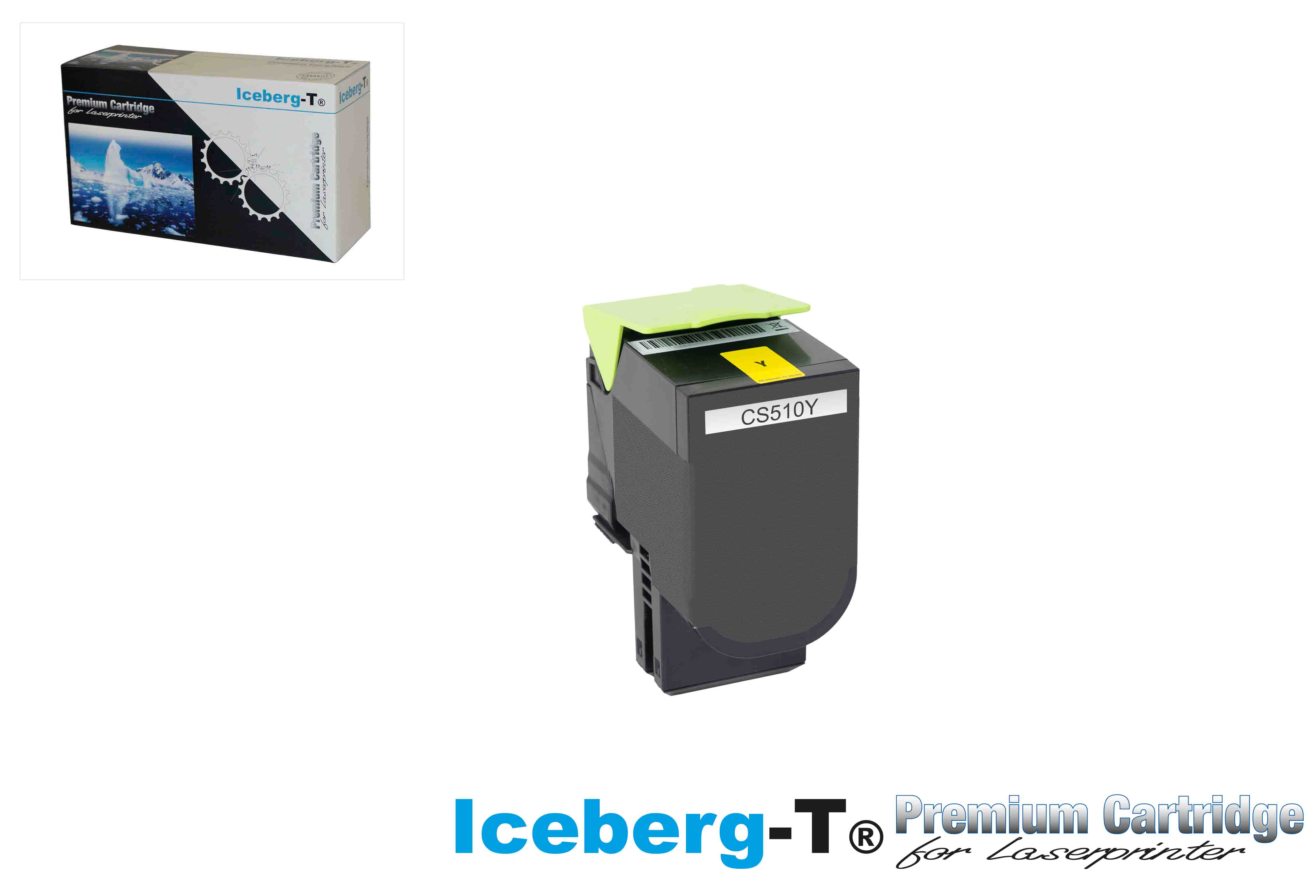 Iceberg-T Toner CS510 4'000 Seiten, yellow