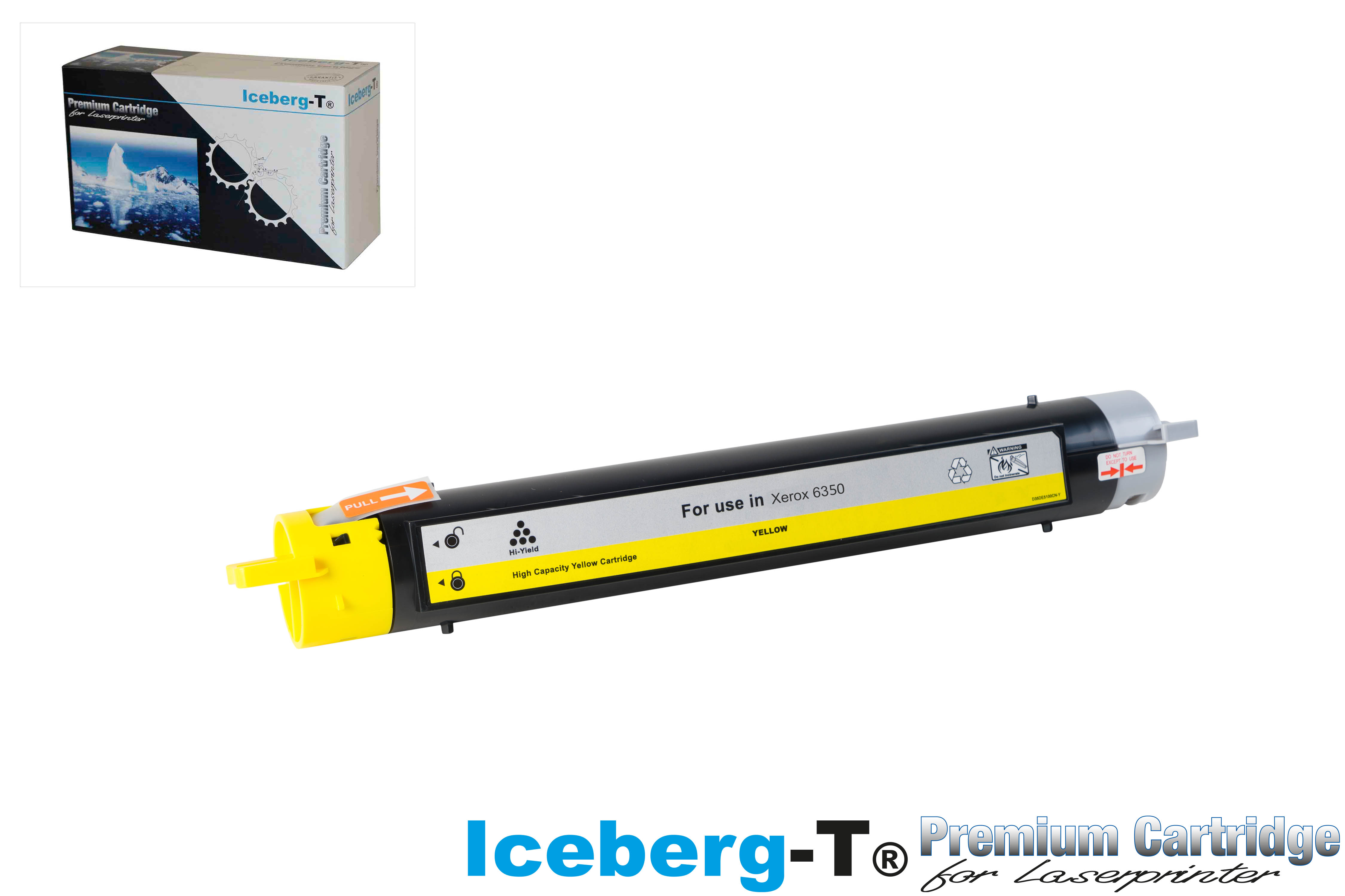 Iceberg-T Toner Xerox Phaser 6350 10'000 Seiten, yellow