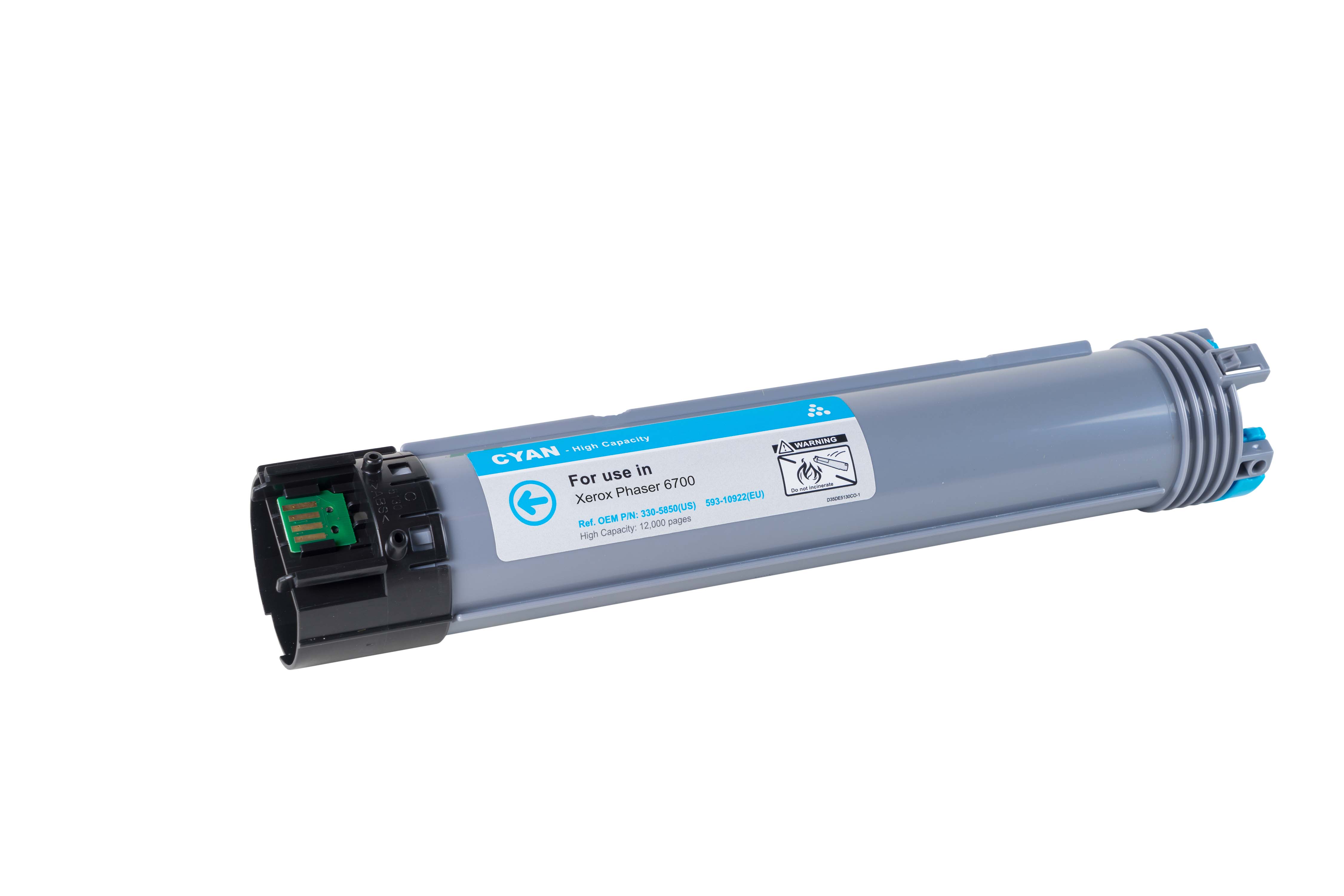 Tonerfabrik Toner Xerox Phaser 6700 12'000 Seiten, cyan