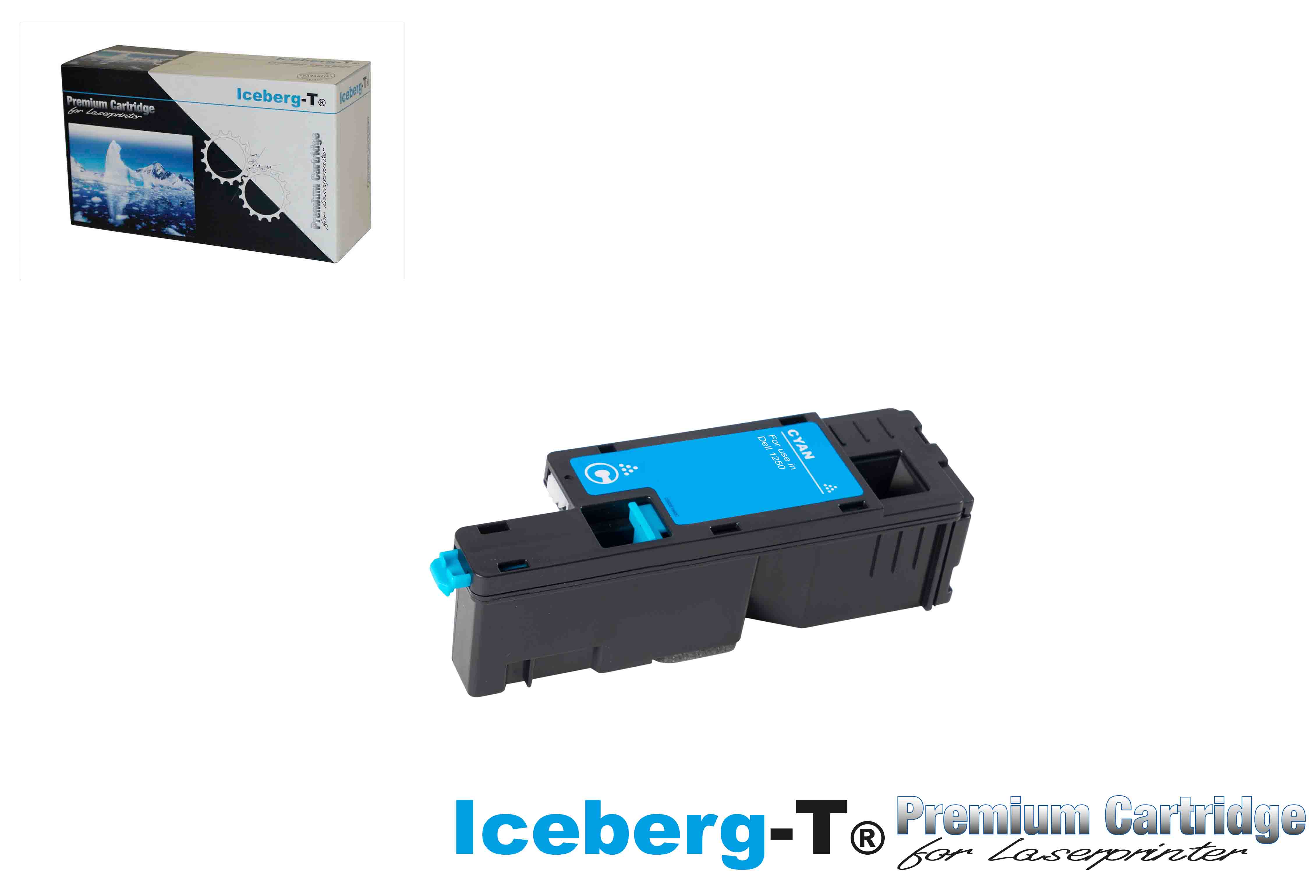 Iceberg-T Toner Dell 1250 1'400 Seiten, cyan
